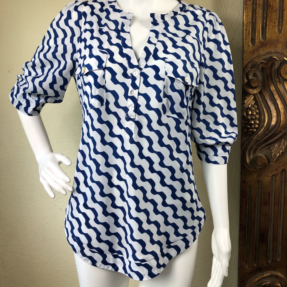 StitchFix 41 Hawthorn Blouse Size Small Polyester